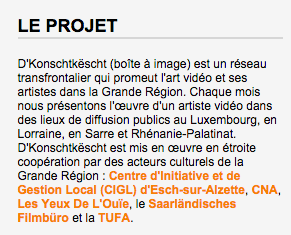 Le projet